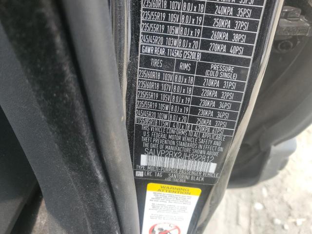 2018 LAND ROVER RANGE ROVE - SALVP2RX2JH322812
