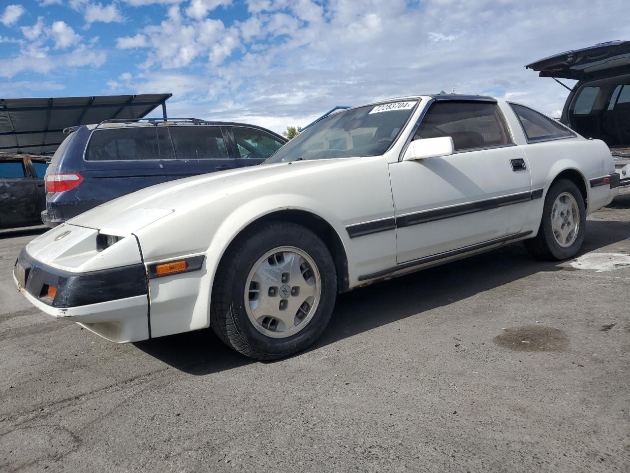 NISSAN 300ZX 2+2 1985 white hatchbac gas JN1HZ16S9FX050874 photo #1