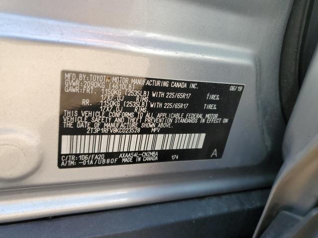 2019 TOYOTA RAV4 XLE - 2T3P1RFV8KC023528