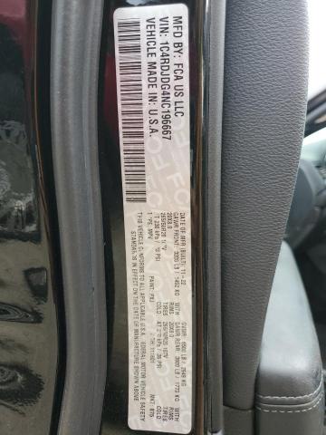 2022 DODGE DURANGO GT - 1C4RDJDG4NC196667