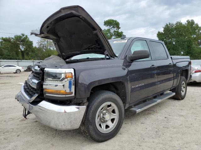 CHEVROLET SILVERADO 2016 gray crew pic gas 3GCPCNECXGG121307 photo #1