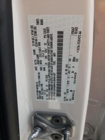 2017 FORD ESCAPE SE - 1FMCU0G96HUB99187