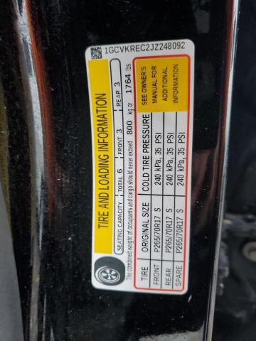 2018 CHEVROLET SILVERADO - 1GCVKREC2JZ248092