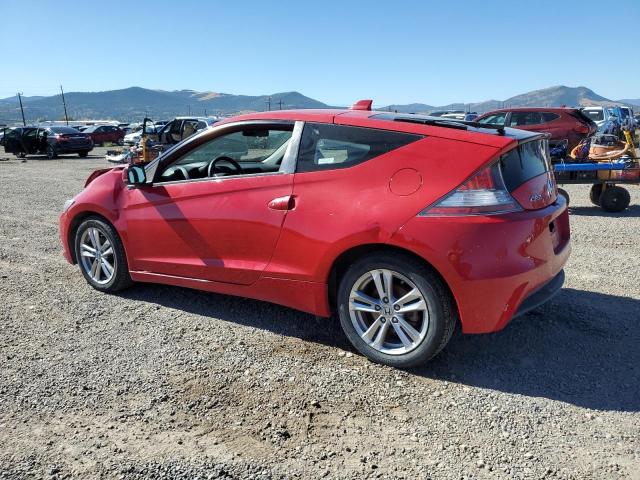 HONDA CRZ 2011 red  hybrid engine JHMZF1C60BS013669 photo #3