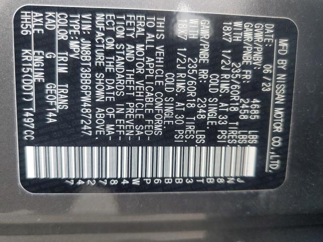 2023 NISSAN ROGUE SV - JN8BT3BB6PW487247