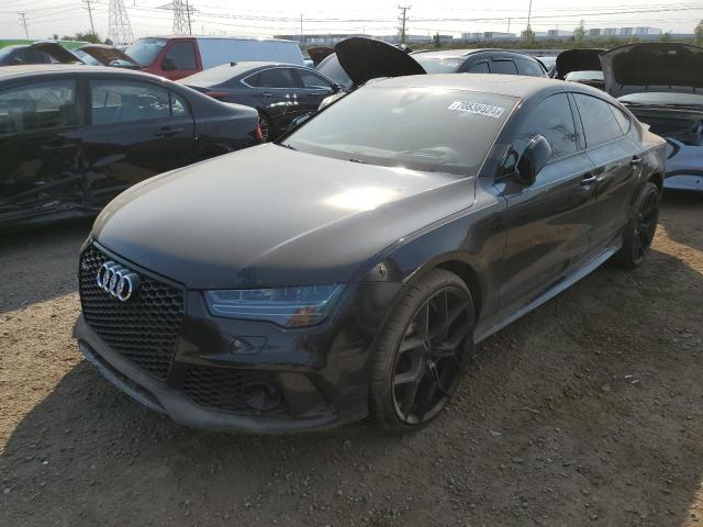 AUDI RS7 2016 black  gas WUAW2AFC4GN901965 photo #1