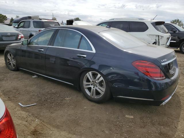 MERCEDES-BENZ S 450 2018 blue  gas WDDUG6GB6JA358213 photo #3