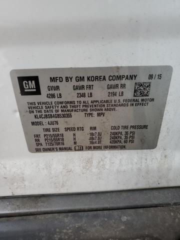 2016 BUICK ENCORE CON - KL4CJBSB4GB530355