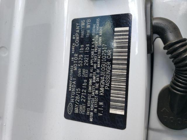 2016 HYUNDAI GENESIS 3. - KMHGN4JE0GU107517