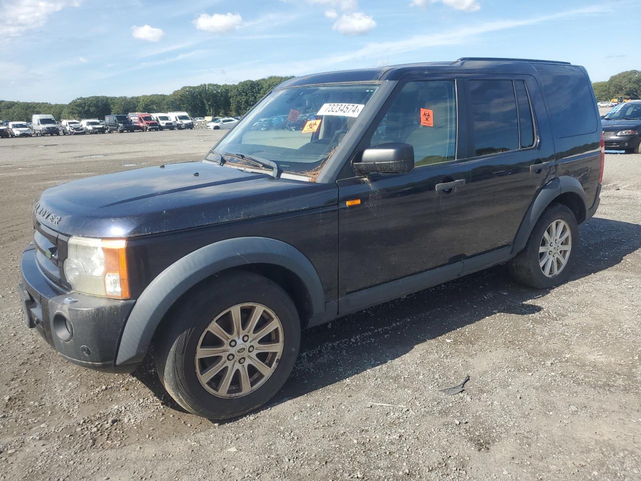 LAND ROVER LR3 SE 2008 blue  gas SALAE25408A463185 photo #1