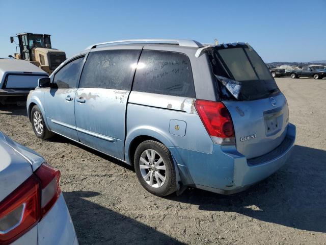 NISSAN QUEST S 2004 blue  gas 5N1BV28U54N318133 photo #3