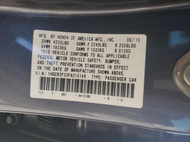 2015 HONDA ACCORD LX - 1HGCR2F30FA210148