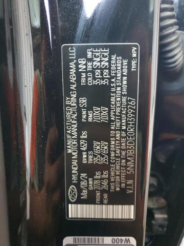 2024 HYUNDAI TUCSON SEL - 5NMJB3DE0RH399267