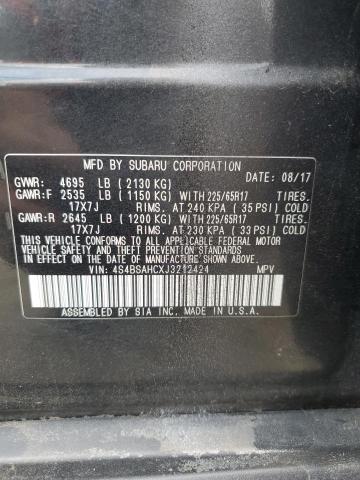 2018 SUBARU OUTBACK 2. - 4S4BSAHCXJ3212424