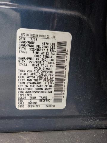 2016 NISSAN ROGUE S - JN8AT2MV2GW151334