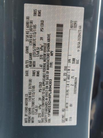 2023 FORD BRONCO BAS - 1FMEE5DH8PLB94303