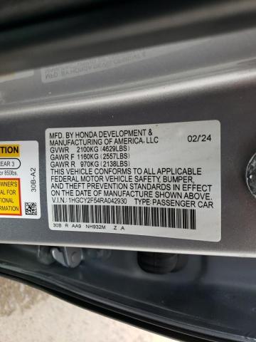 2024 HONDA ACCORD HYB - 1HGCY2F54RA042930