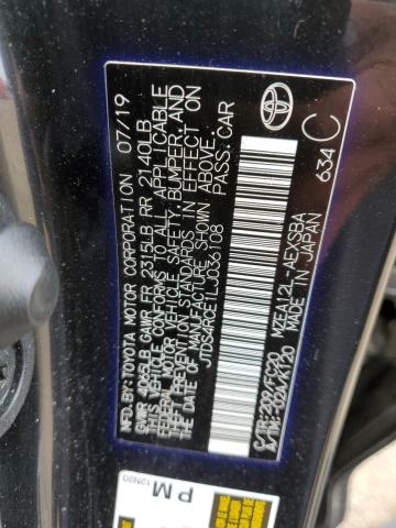 2020 TOYOTA COROLLA SE - JTDS4RCE1LJ036108