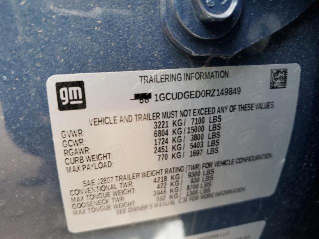 2024 CHEVROLET SILVERADO - 1GCUDGED0RZ149849
