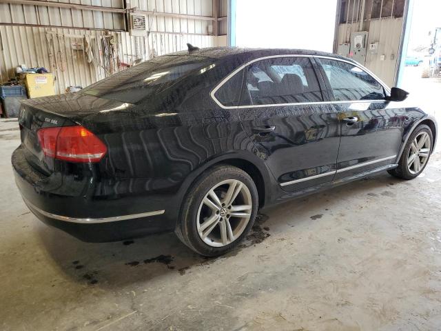 VOLKSWAGEN PASSAT SEL 2012 black  diesel 1VWCN7A31CC034013 photo #4