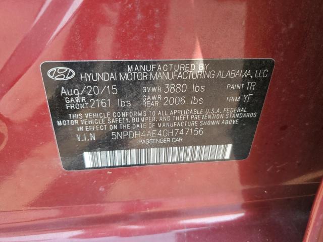 2016 HYUNDAI ELANTRA SE - 5NPDH4AE4GH747156