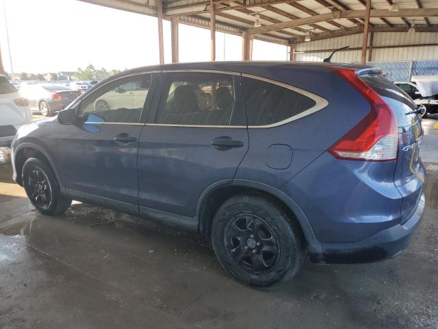 HONDA CR-V LX 2013 blue  gas 3CZRM3H37DG703800 photo #3