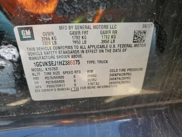 2017 CHEVROLET 1500 - 1GCVKSEJ1HZ386075