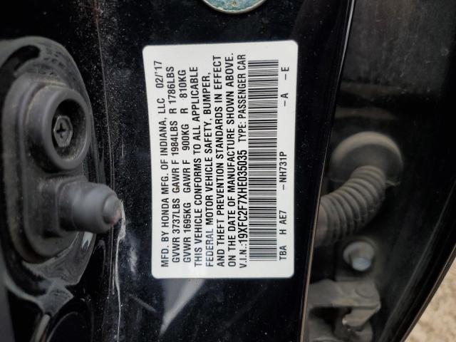 2017 HONDA CIVIC EX - 19XFC2F7XHE035035