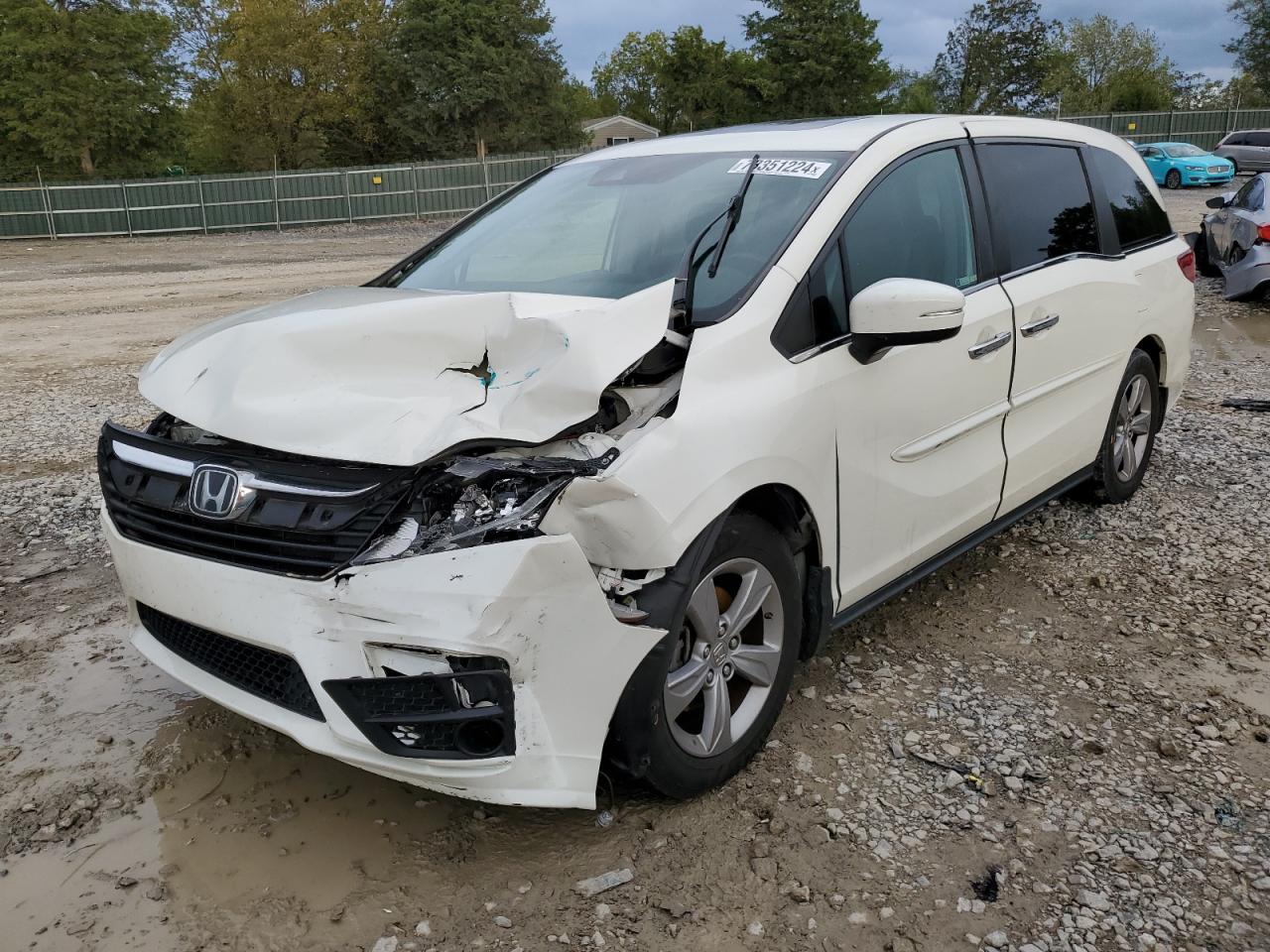 Lot #2921360872 2018 HONDA ODYSSEY EX