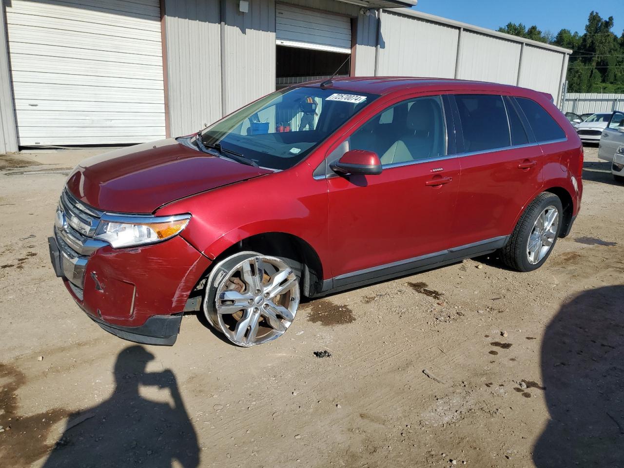 Lot #2886508970 2013 FORD EDGE LIMIT