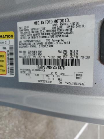 2015 FORD MUSTANG - 1FATP8EM8F5371878