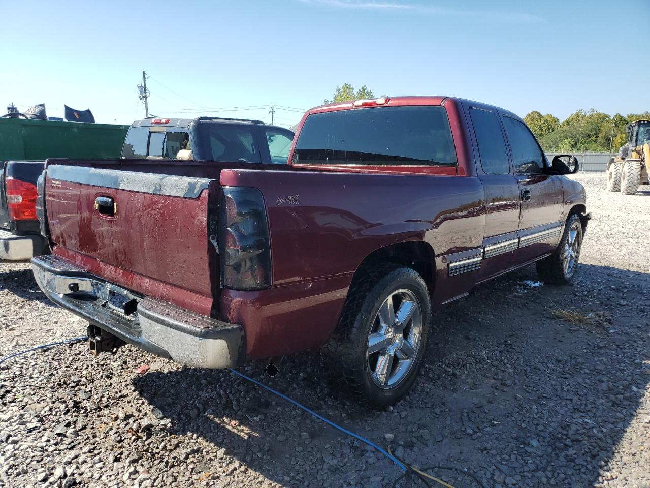 CHEVROLET SILVERADO 2002 maroon  gas 2GCEC19T921200317 photo #4