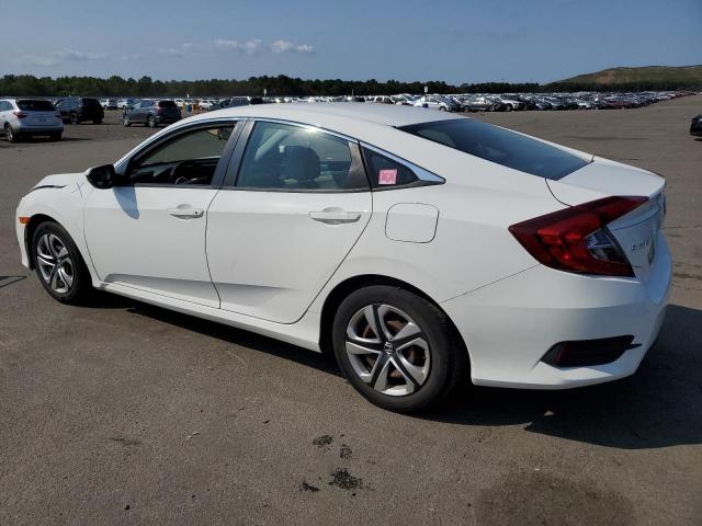 HONDA CIVIC LX 2018 white  gas 2HGFC2F54JH530180 photo #3