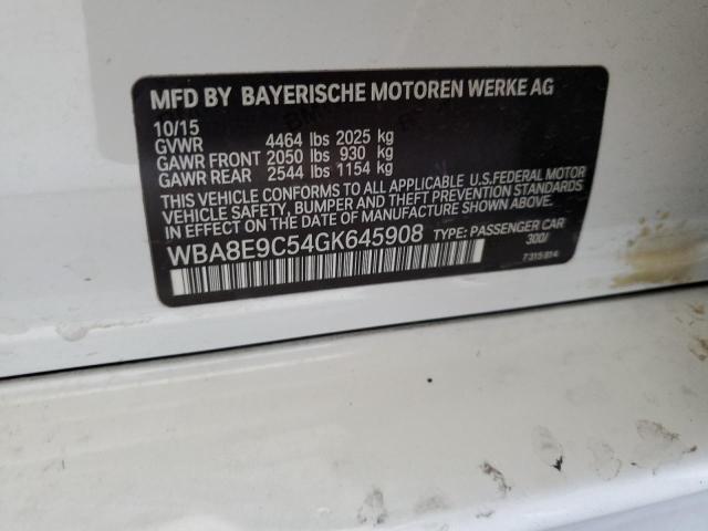 2016 BMW 328 I SULE - WBA8E9C54GK645908