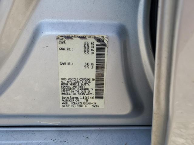 2017 NISSAN ALTIMA 2.5 - 1N4AL3APXHC110546