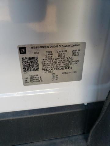 2020 CHEVROLET EQUINOX LT - 2GNAXLEXXL6132418