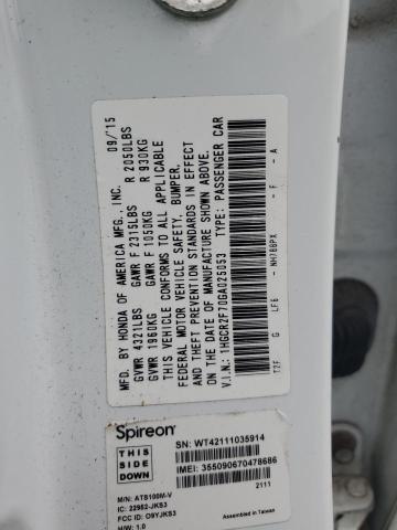 2016 HONDA ACCORD EX - 1HGCR2F70GA025053