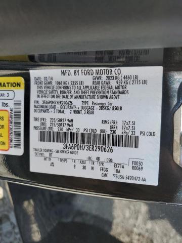 VIN 3FA6P0H73ER290626 2014 Ford Fusion, SE no.12