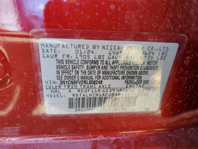 2024 NISSAN VERSA SR - 3N1CN8FV2RL858248