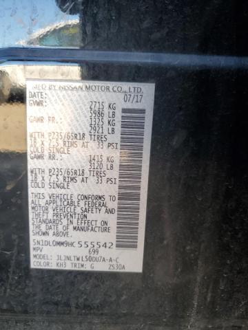 2017 INFINITI QX60 - 5N1DL0MM9HC555542
