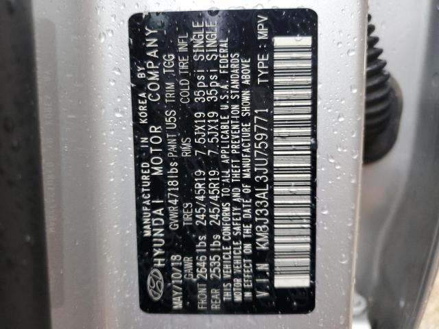 2018 HYUNDAI TUCSON SPO - KM8J33AL3JU759771