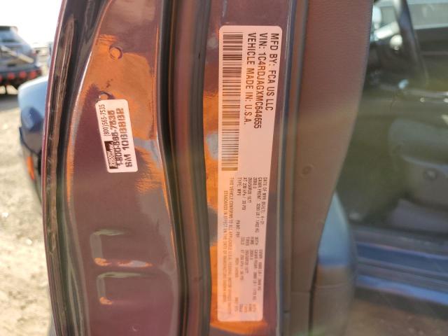 VIN 1C4RDJAGXMC644655 2021 Dodge Durango, Sxt no.12