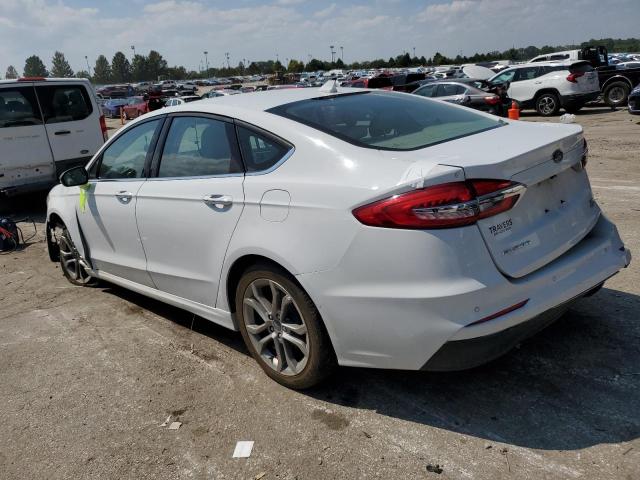 FORD FUSION SEL 2020 white  gas 3FA6P0CD2LR206550 photo #3