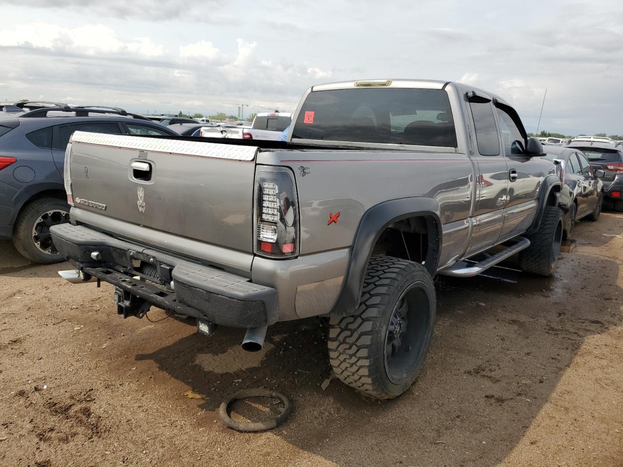 CHEVROLET SILVERADO 2006 gray  flexible fuel 1GCEK19Z06Z120859 photo #4