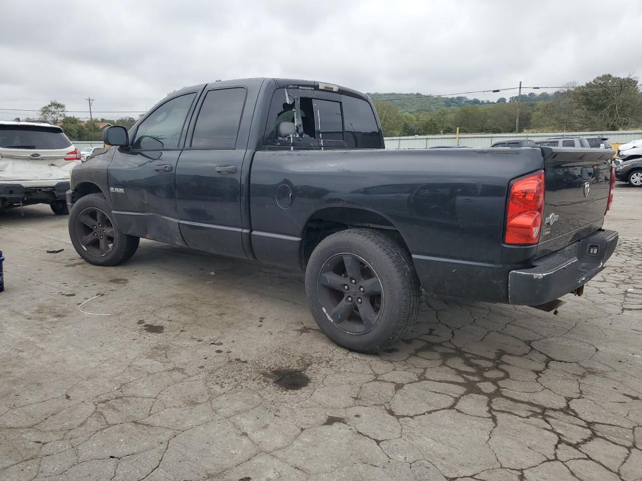 DODGE RAM 1500 S 2008 black  gas 1D7HA18N08S537477 photo #3