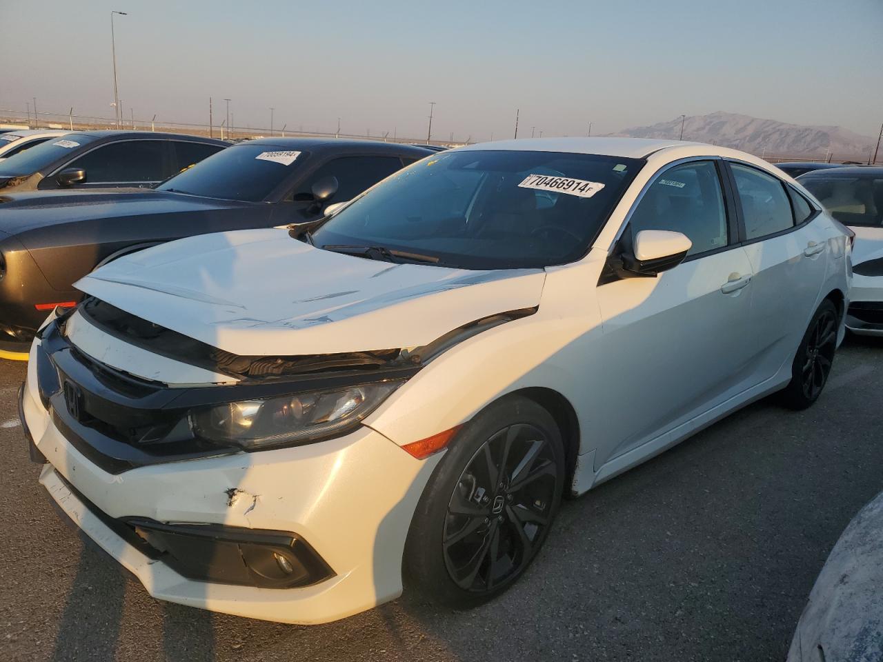 Lot #3008785144 2020 HONDA CIVIC SPOR