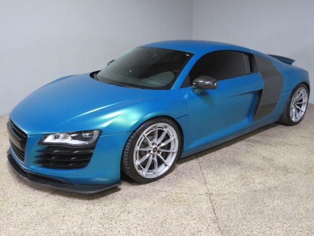 AUDI R8 4.2 QUA 2011 blue coupe gas WUAAUAFGXBN001538 photo #3