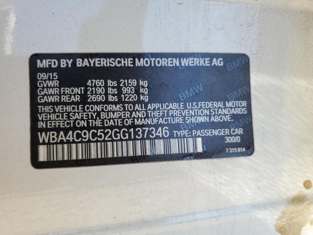 2016 BMW 428 XI GRA - WBA4C9C52GG137346