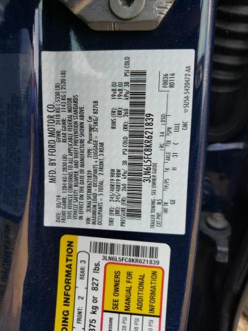 2019 LINCOLN MKZ RESERV - 3LN6L5FC8KR621839