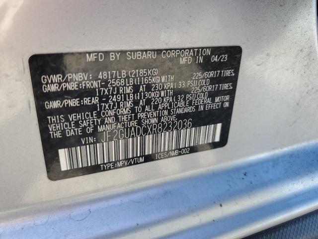 2024 SUBARU CROSSTREK - JF2GUADCXR8232036